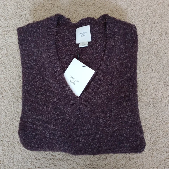 NEW Calvin Klein Studio Wool Sweater